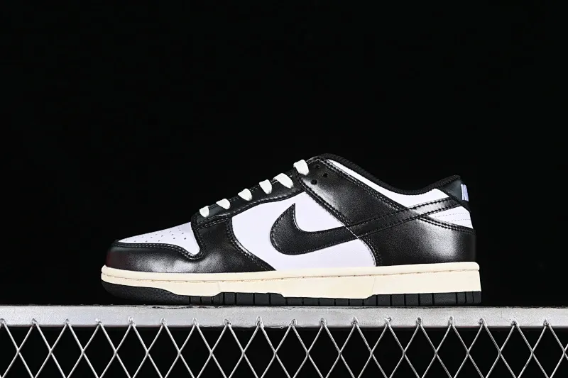 All categories Nk SB Dunk series Nk SB Dunk Low low-top sneakers Nk Dunk Low "Vintage Panda" replica distressed panda low-top casual sneakers FQ8899-100